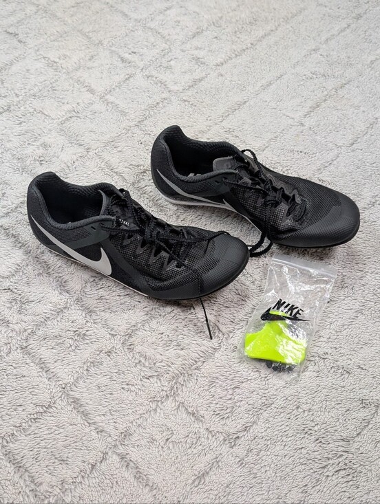 Nike Zoom Rival Black Silver Track Field Multi Event Spikes Mens 8.5 DC8749-001